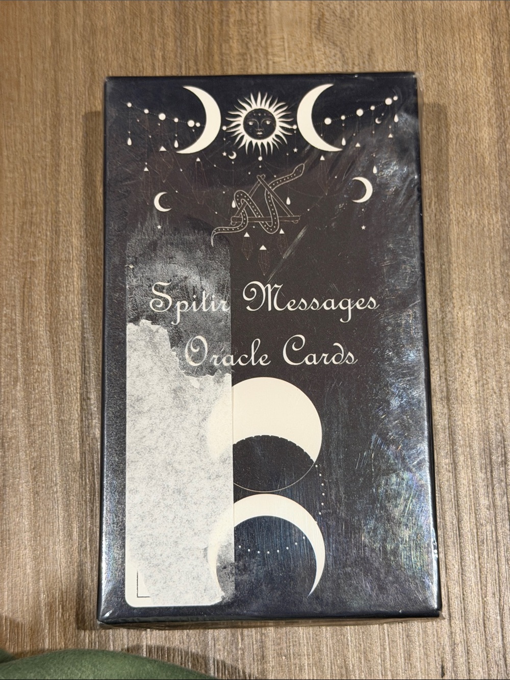 Spirit Messages Oracle Cards - Black and Cream Wall Decor